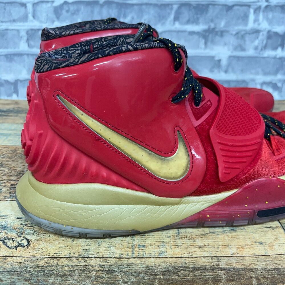 Nike Kyrie 6 All Star Trophies Red Gold Basketball Shoe CD5026-900 Mens Size 12 - Picture 6 of 13
